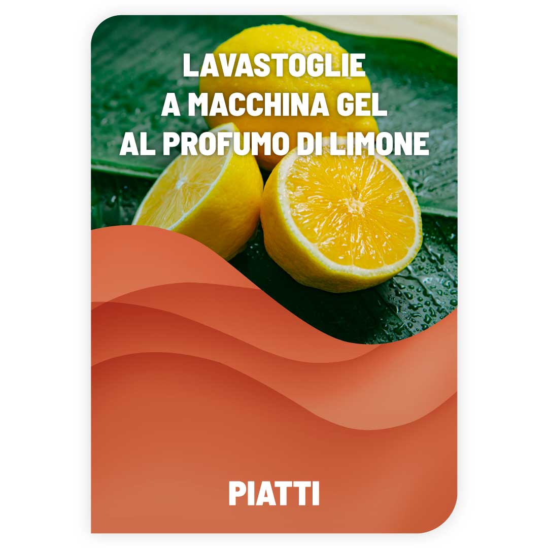 Lavastoviglie a Macchina GEL Profumo di Limone